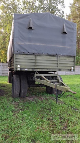 Przyczepa 2-os. D-616 AUTOSAN (ład. 11 500 kg) 